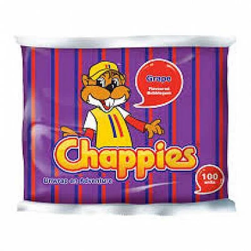 Chappies Bubblegum Grape - pack of 100