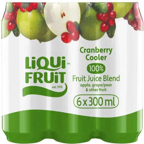 Liqui-Fruit Cranberry Cooler 6 pack - Image 2
