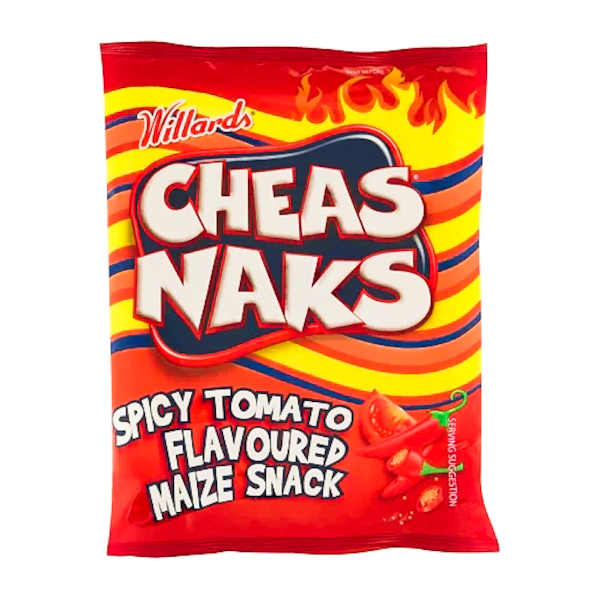 Willards Cheasnaks Spicy Tomato 135g